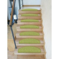 Stufenmatten Vorwerk Durango Halbrund Grün 18 Stück