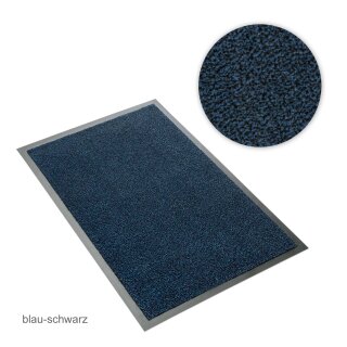 Schmutzfangmatte - Sauberlaufmatte blau-schwarz-meliert 90 x 120 cm