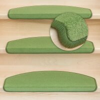 Stufenmatten Vorwerk Uni Halbrund Sparset Olivgrün 22 Stück