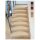 Stufenmatten DAS TEPPICHWERK Toscana Halbrund SparSet Beige 26 Stück