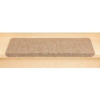 Stufenmatten Ramon Rechteckig Beige/Braun 20 Stück
