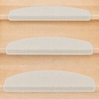 Stufenmatten Ariston Halbrund 65x24cm Trittfläche Beige 26 Stück