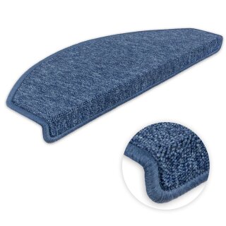 Stufenmatten Ariston Halbrund 65x24cm Trittfläche Blau 26 Stück