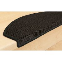 Stufenmatten Sisal New Halbrund Anthrazit 30 Stück