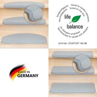 Stufenmatten DAS TEPPICHWERK Uni Einzeln und Sparsets...