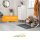Schmutzfangmatte - Sauberlaufmatte hellgrau-schwarz meliert 120 x 180 cm