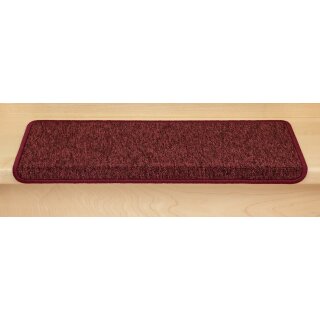Stufenmatten Halbrund & Rechteckig im 15er SparSet Bordeaux