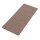 Stufenmatten Ariston Hellbraun Halbrund 15er Set + Teppichläufer 66 x 200cm (BxL)