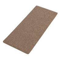 Stufenmatten Ariston Hellbraun Rechteckig 15er Set + Teppichläufer 66 x175cm (BxL)