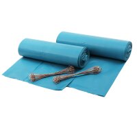 120 Liter reißfeste Müllsäcke I 25 Stück je Rolle I ca. 700x1100mm I 80 µ I LDPE I 2 Rollen