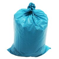 120 Liter reißfeste Müllsäcke I 25 Stück je Rolle I ca. 700x1100mm I 80 µ I LDPE I 2 Rollen